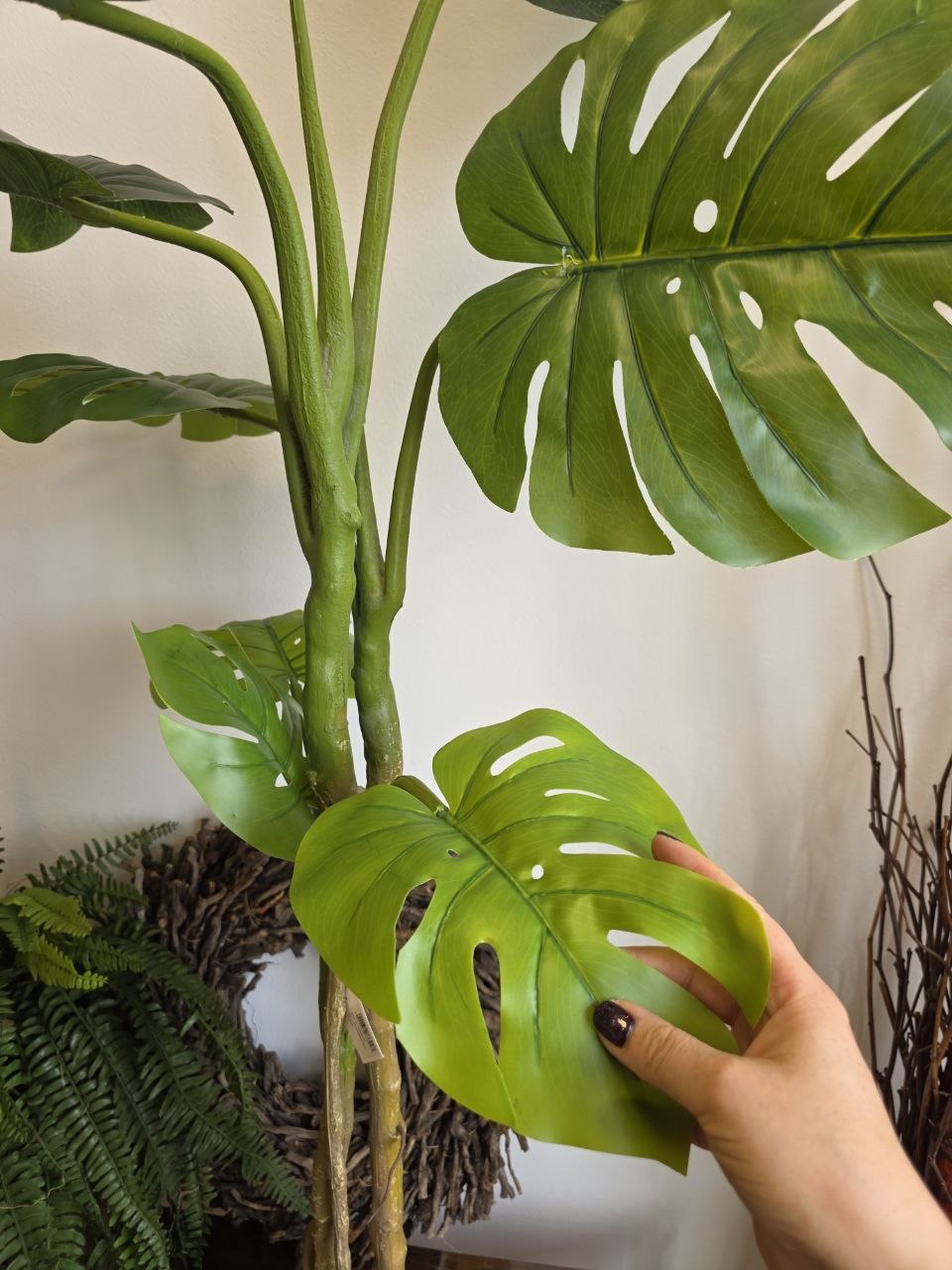 Imitace pokojová rostlina monstera 120 cm