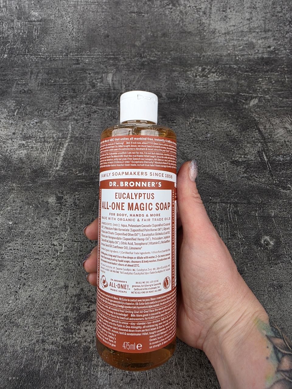 Kastilské mýdlo DR. BRONNER'S 475 ml EUKALYPTUS