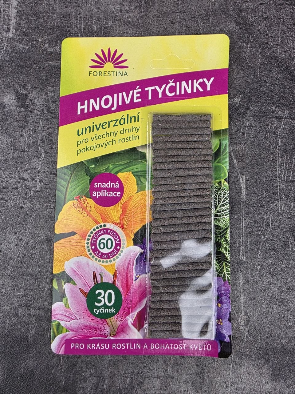 Hnojivo tyčinkové forestina 30 ks