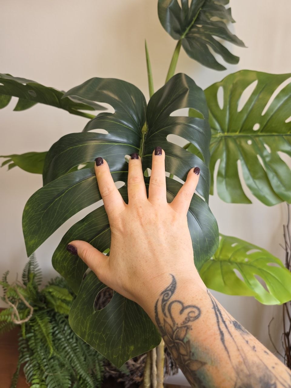Imitace pokojová rostlina monstera 120 cm