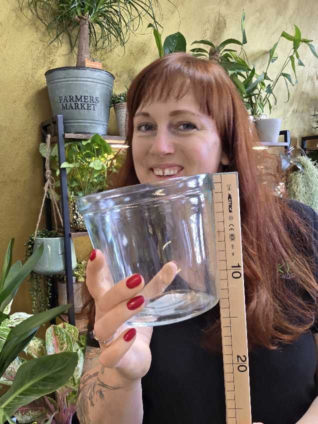 Skleněný obal na pr. 10cm