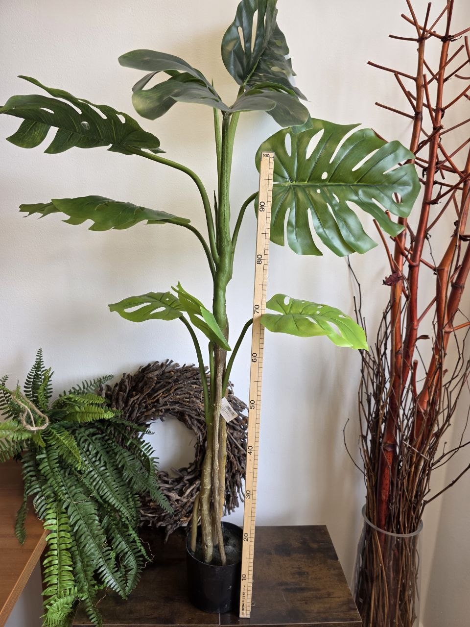Imitace pokojová rostlina monstera 120 cm