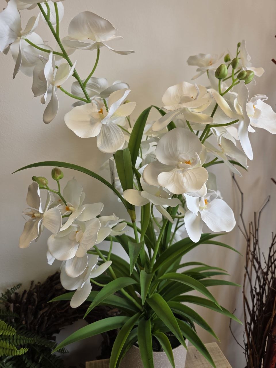 Imitace pokojová rostlina phalaenopsis luxusní