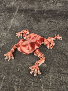 S Žába magnetická 3D tisk letní kolekce oranžová