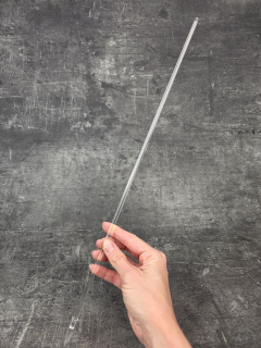 Opora rostlin - průhledná tyč 6mm/ 50cm