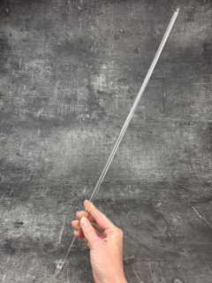 Opora rostlin - průhledná tyč 8mm/ 60cm