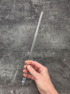 Opora rostlin - průhledná tyč 8mm/ 30cm