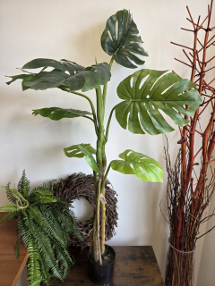 Imitace pokojová rostlina monstera 120 cm