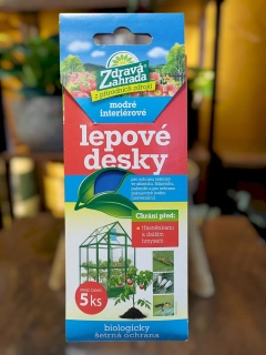 Lepové desky modré (5 ks) na třásněnky